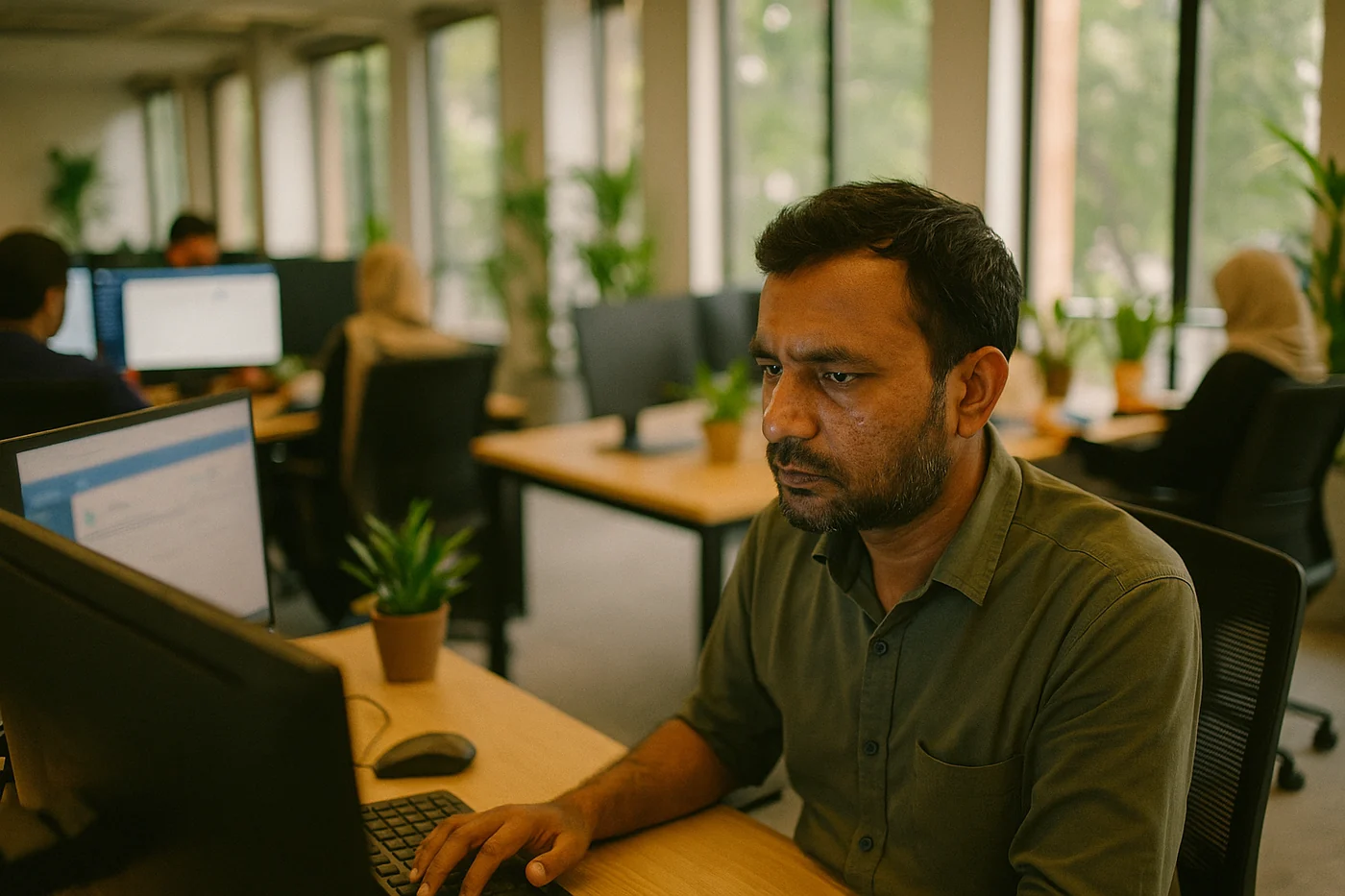 Contributor work in Pakistan